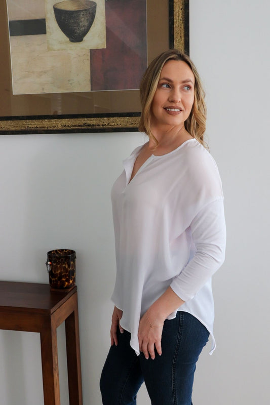 Easy Wear Top - White