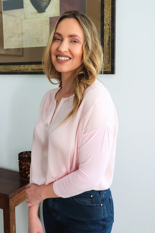 Easy Wear Top - Pink