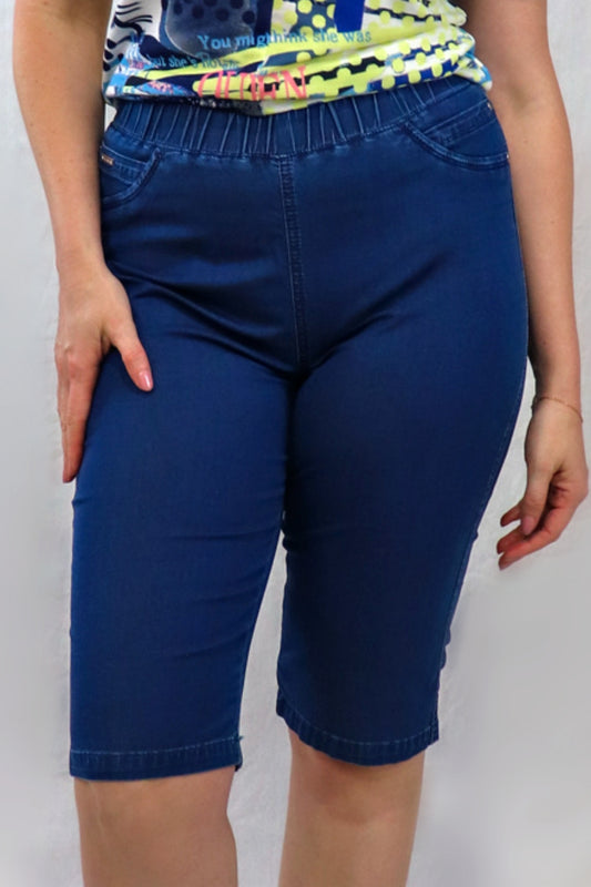 Pull on Short - Denim