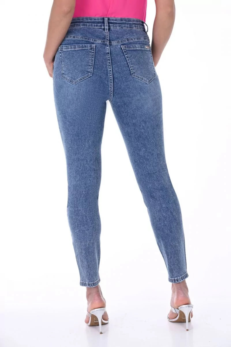 Frank Lyman Wording Bling Jeans Denim