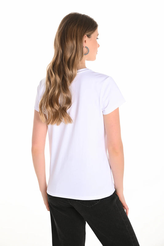 Frank Lyman Leopard Print Tee