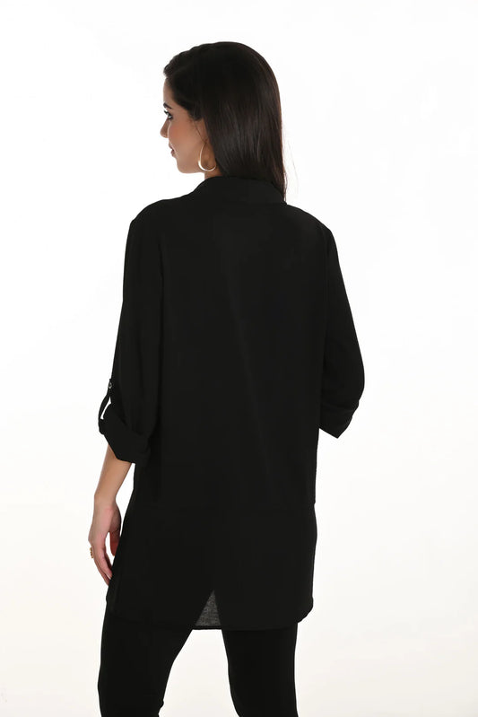 Frank Lyman Detail Shirt - Black