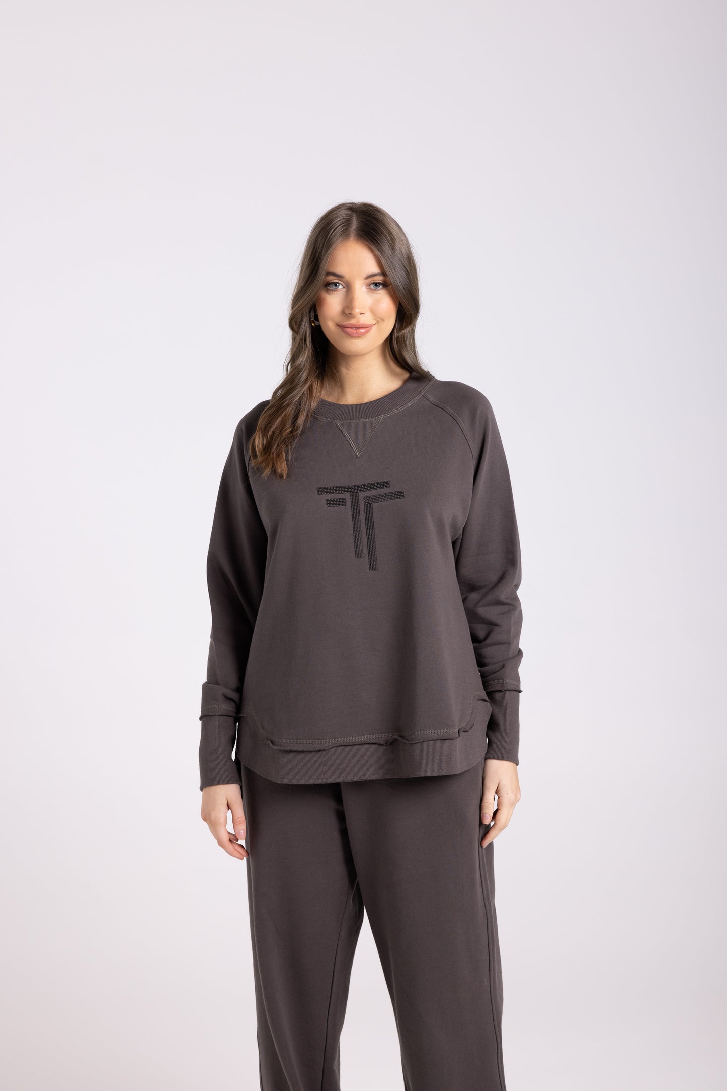 Two T's Sweater - Powder Blue