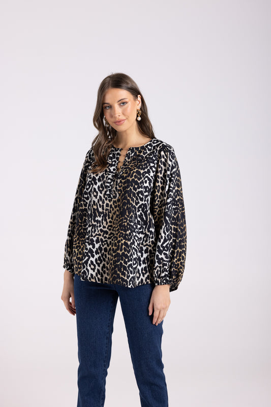 Two T's Animal Print Top