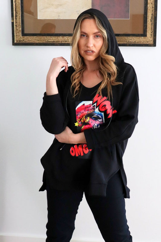 Wow Hoody - Black
