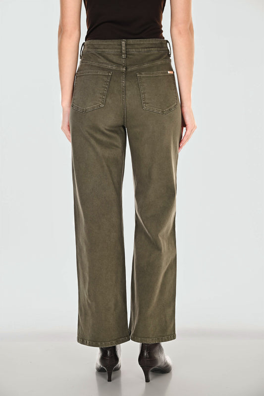 Frank Lyman Button Jeans - Green