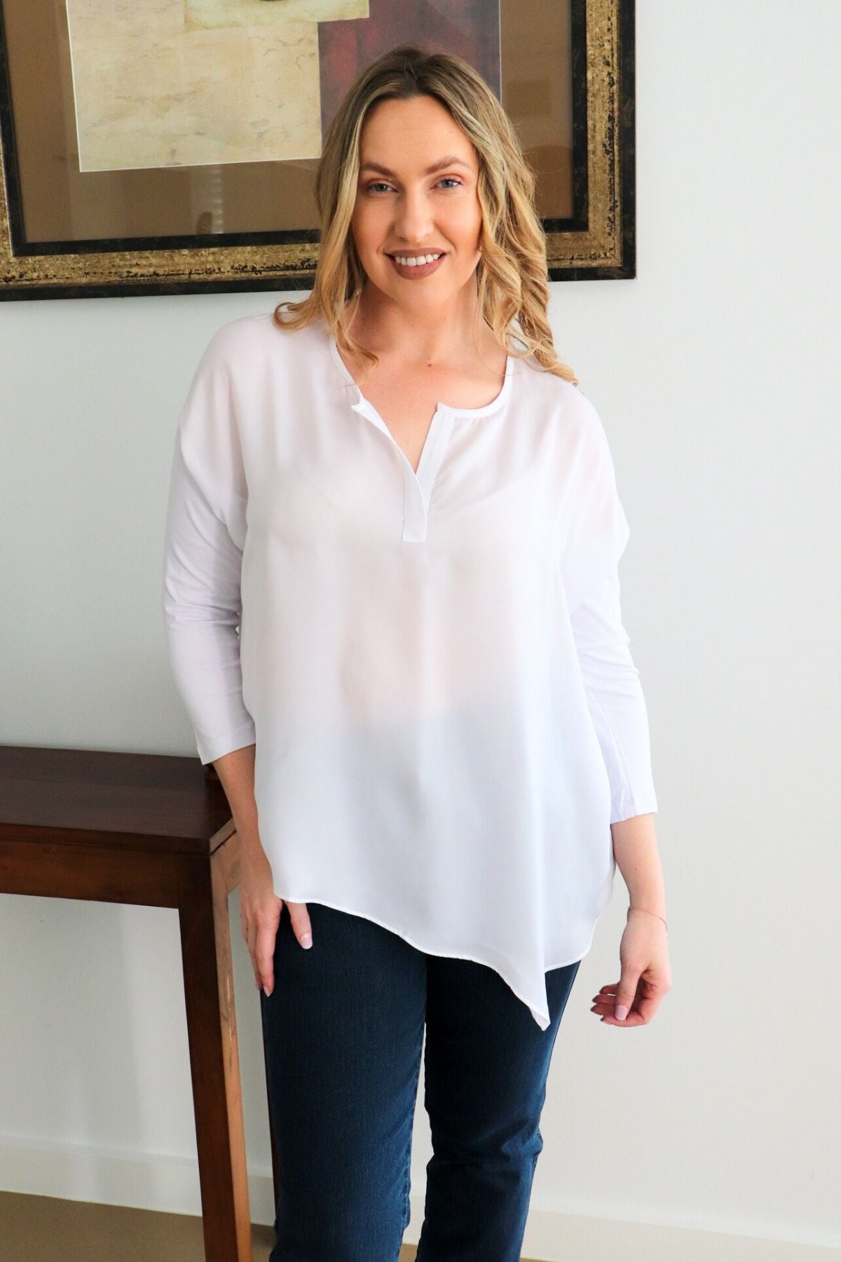 Easy Wear Top - Silver