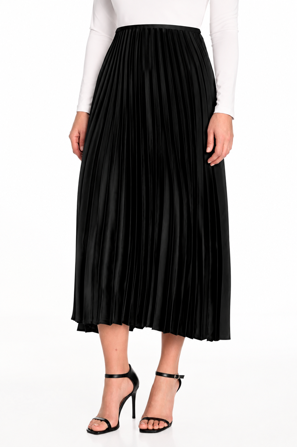 Frank Lyman Pleated Skirt - Black