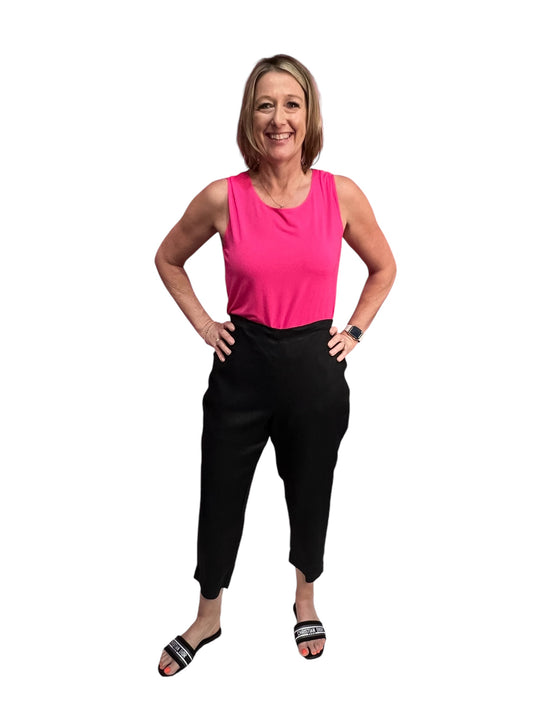 See Saw Linen Pant - Black