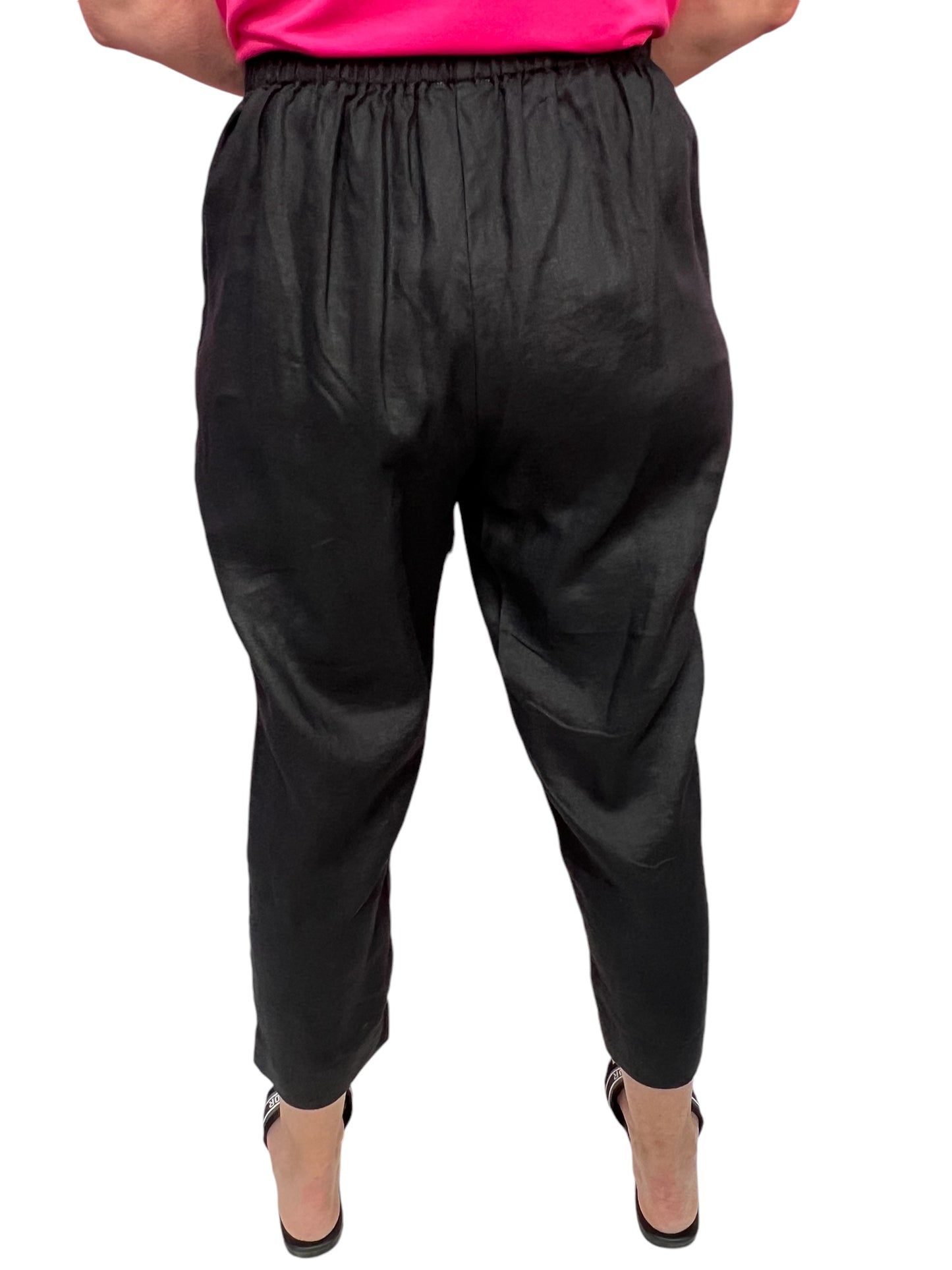 See Saw Linen Pant - Black