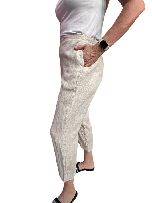 See Saw Linen Pant - Natural
