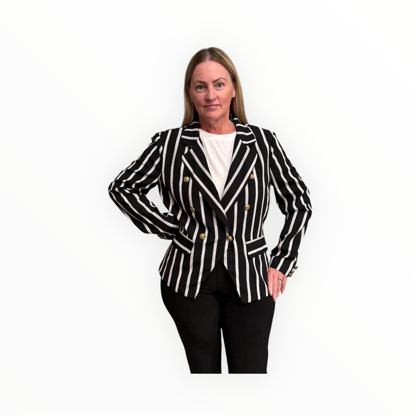 Frank Lyman Pinstripe Jacket