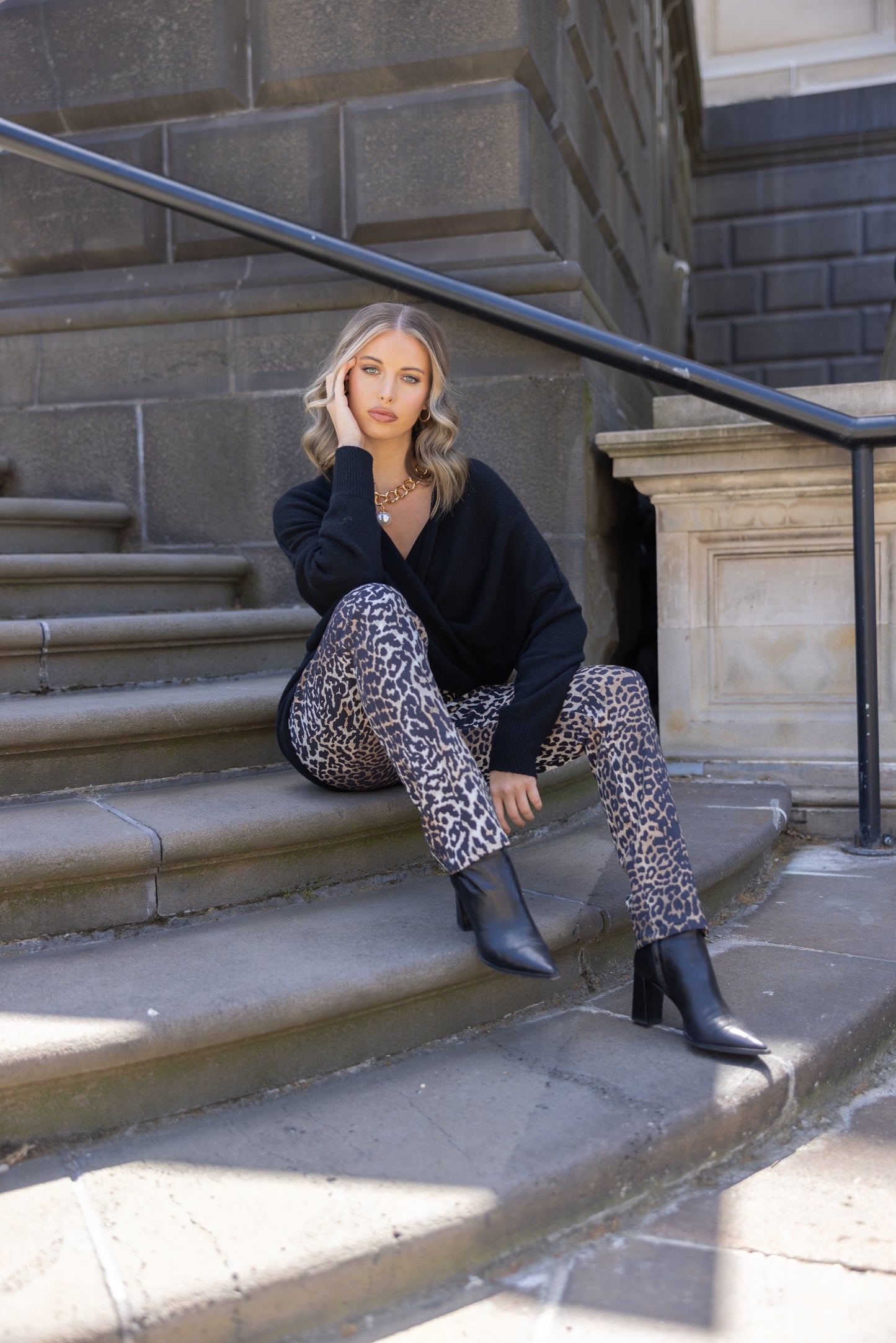 Two T's Animal Print Jeans