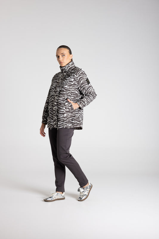 Two T's Spray Jacket - Zebra Print