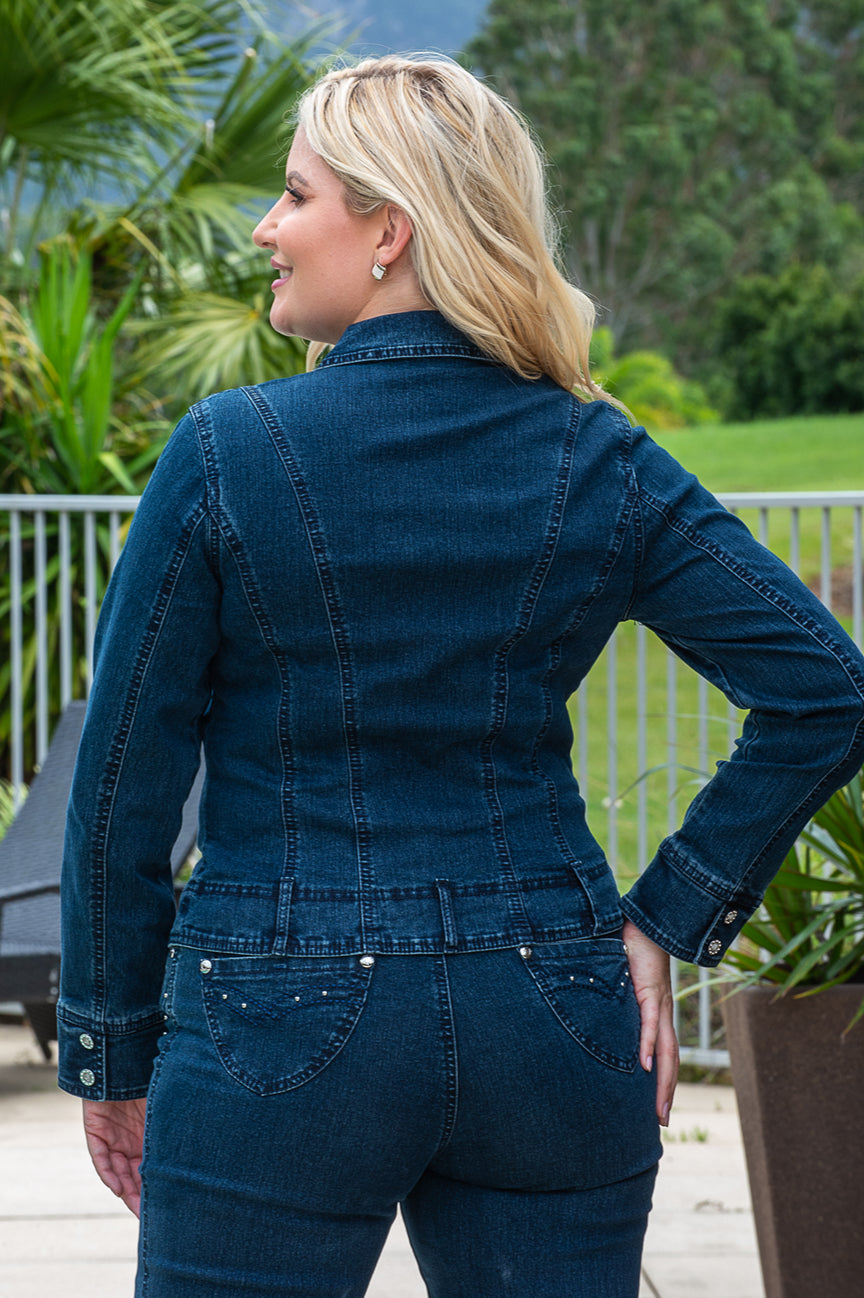 Thatch Pocket Straight Leg Jeans - Denim