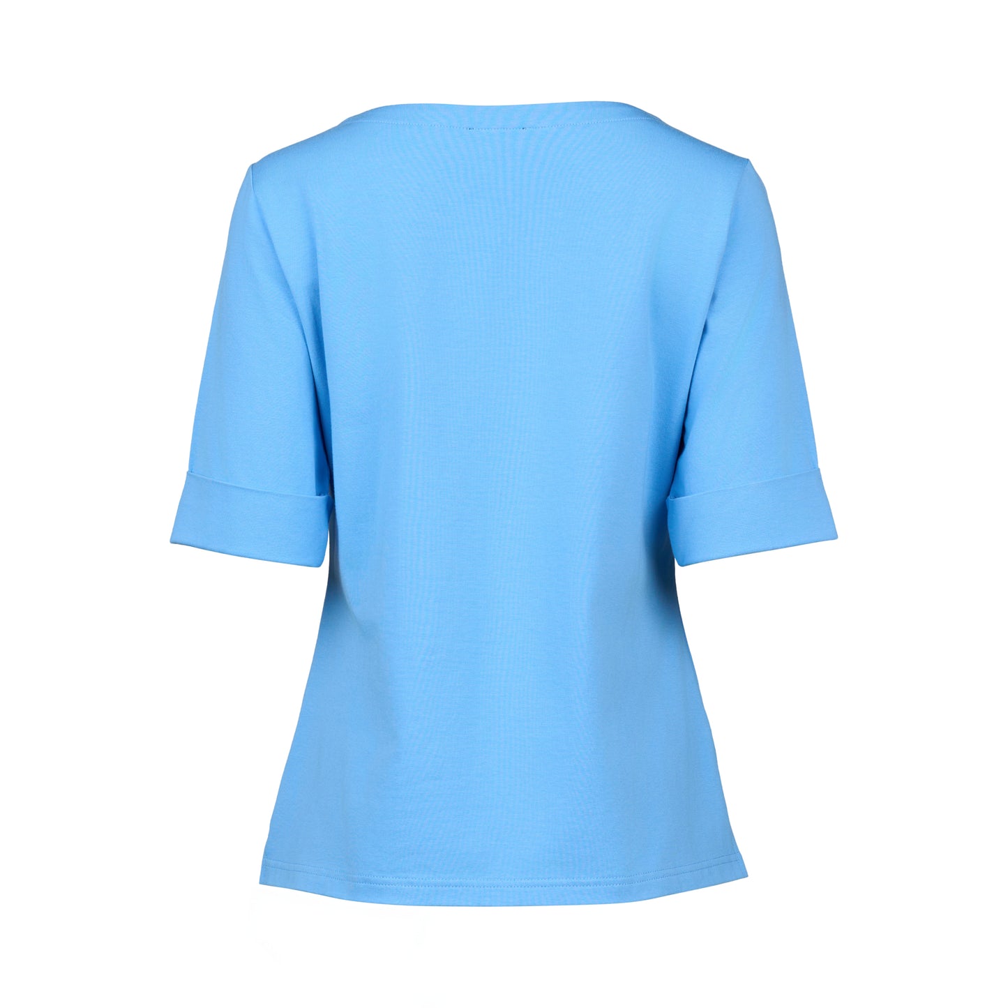 Vassalli V Neck Top - Sky