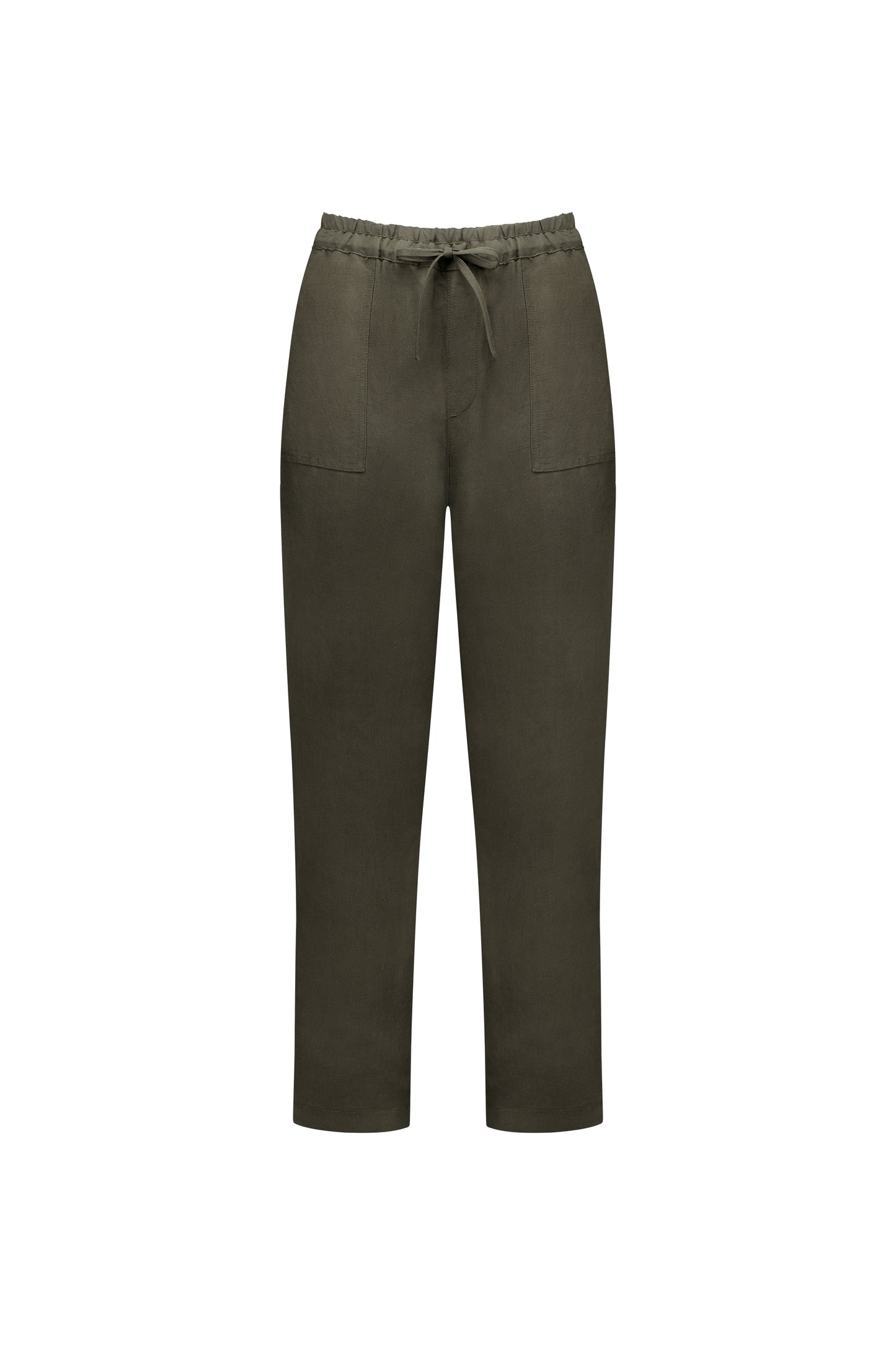 Vassalli Ankle Grazer Pant - Khaki