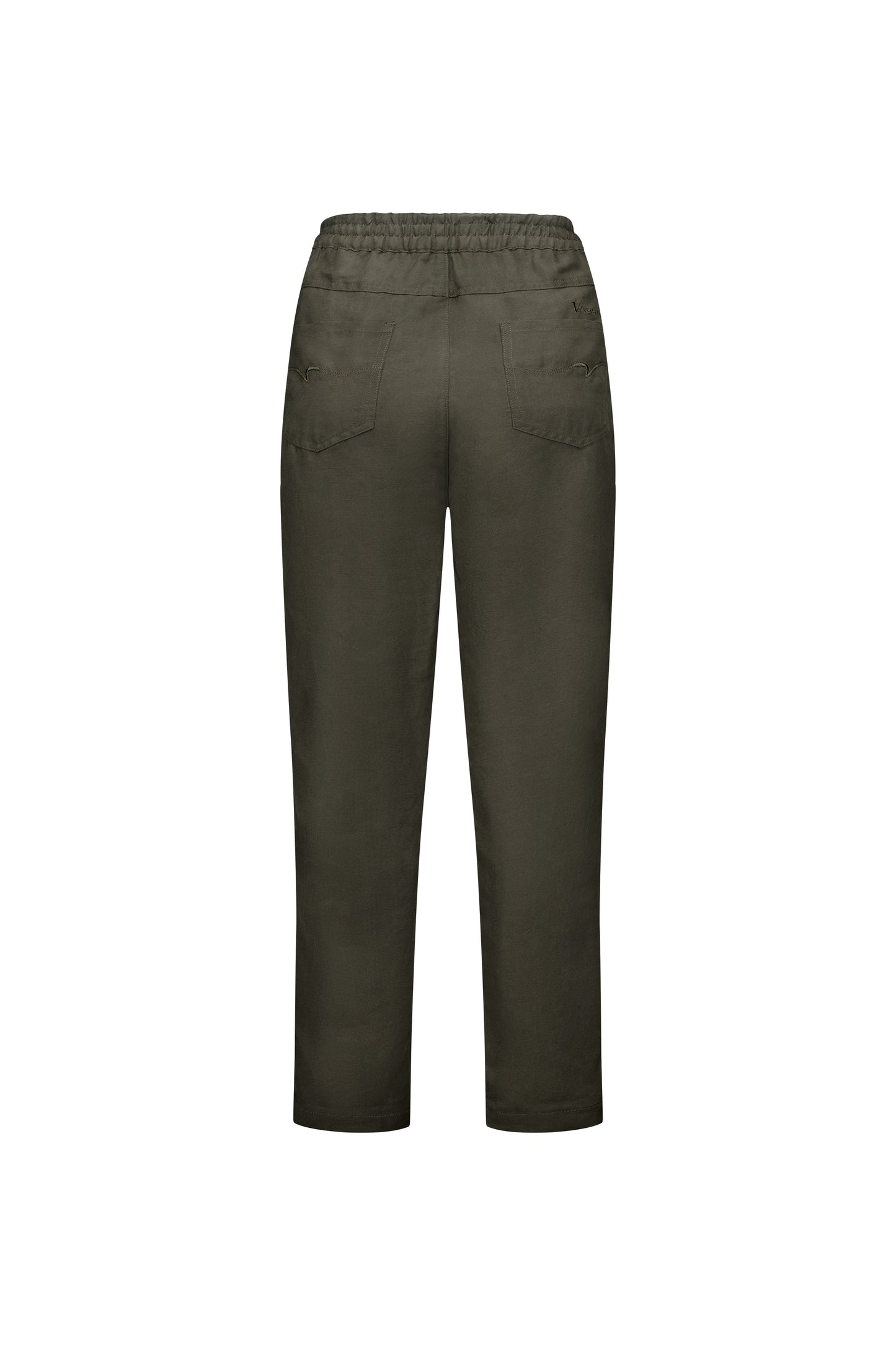 Vassalli Ankle Grazer Pant - Khaki