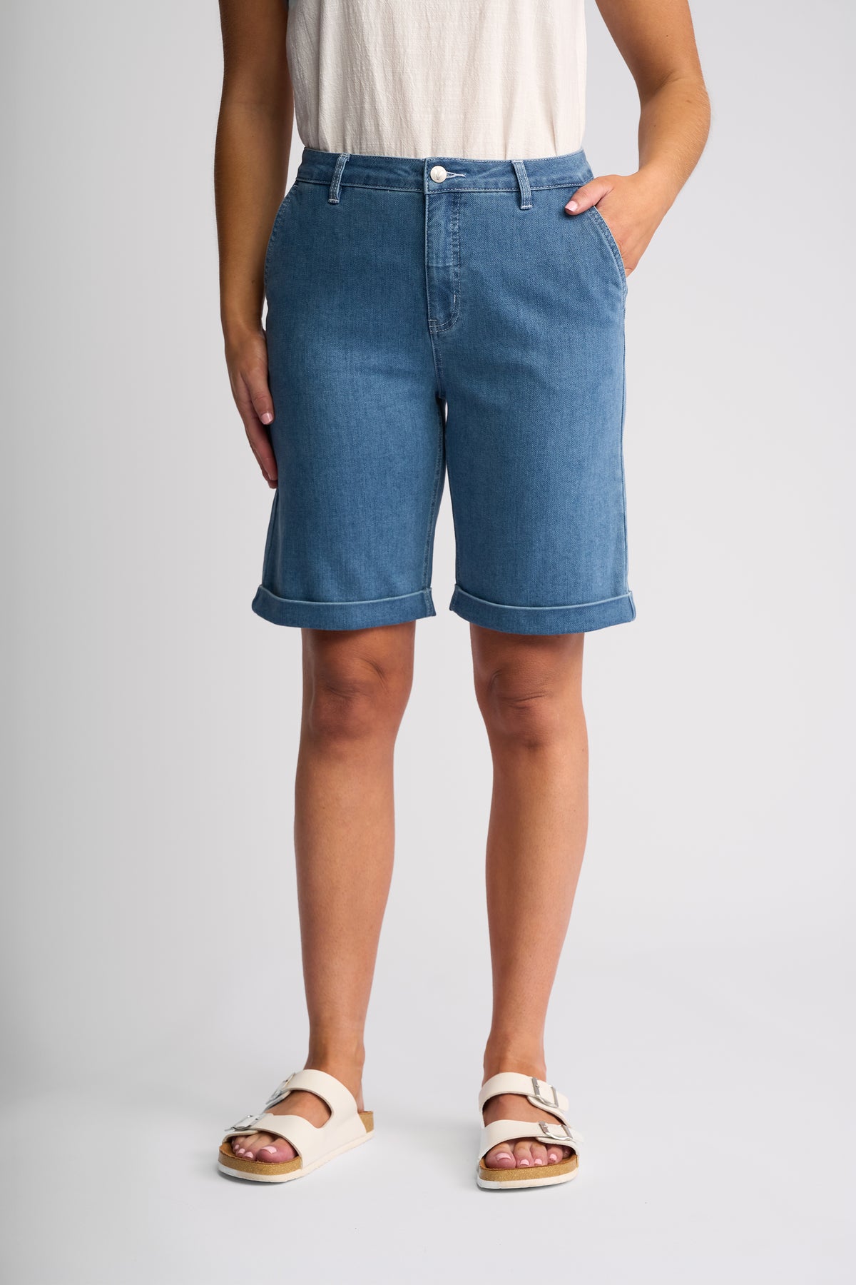 Vassalli Havana Short - Sage Stripe