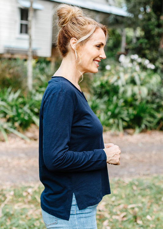 Goondiwindi Cotton Tee - Navy