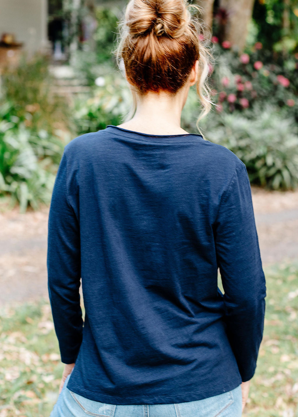 Cotton Tee - Navy
