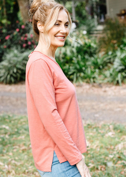 Goondiwindi Cotton Tee - Terracotta