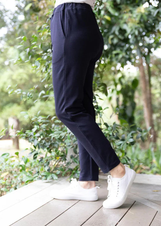 Goondiwindi Cotton Track Pant - Navy