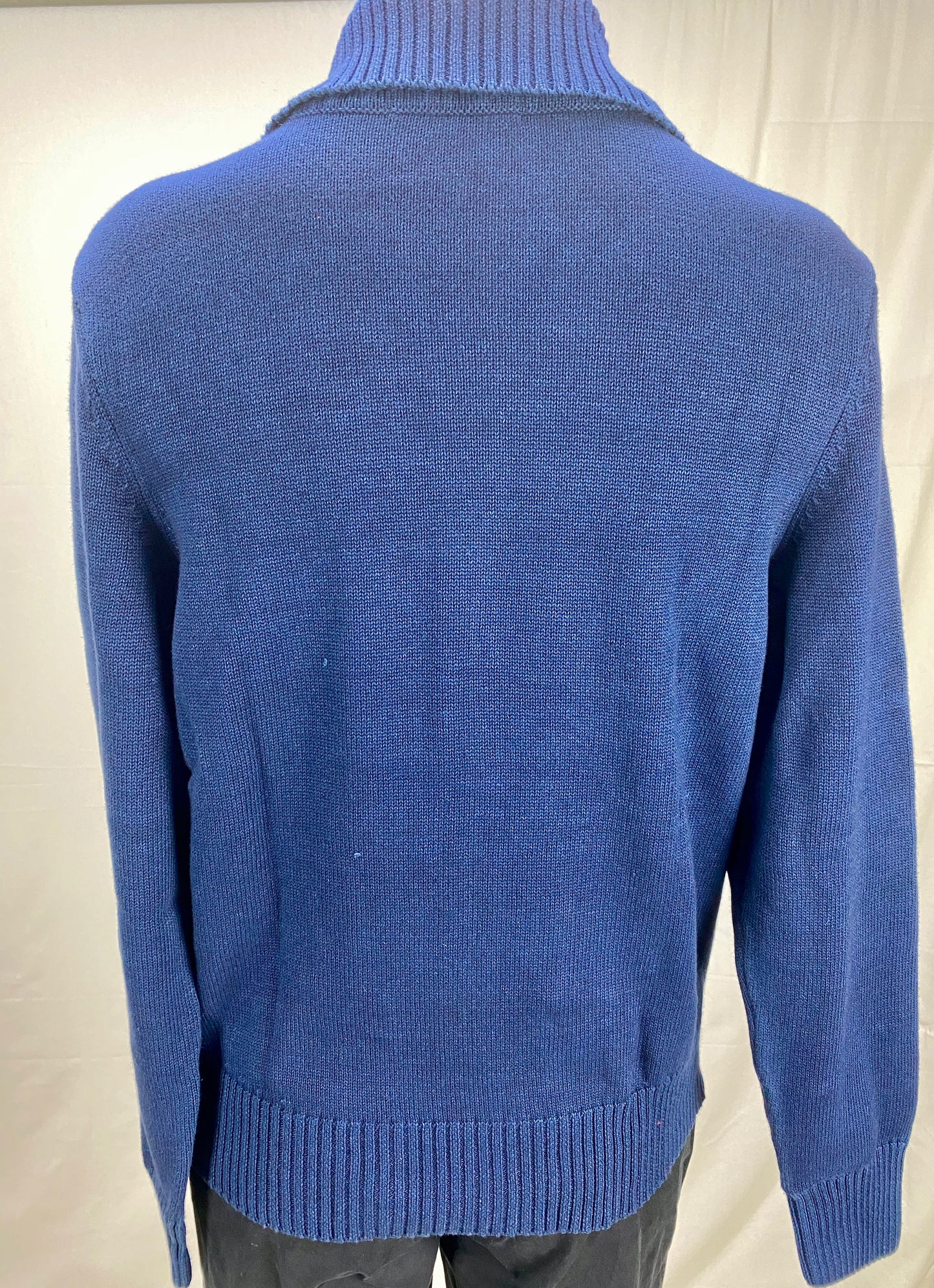 Button Knit Jacket - Navy