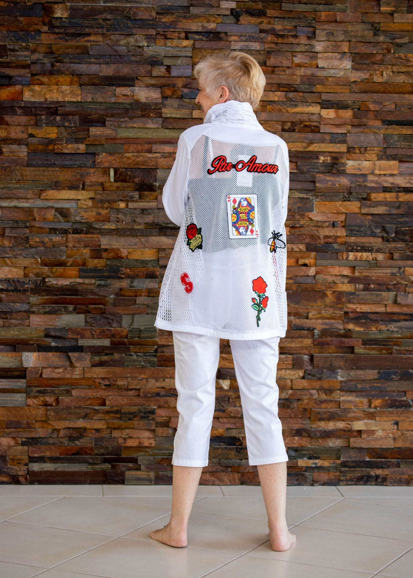 Mesh Jacket - White