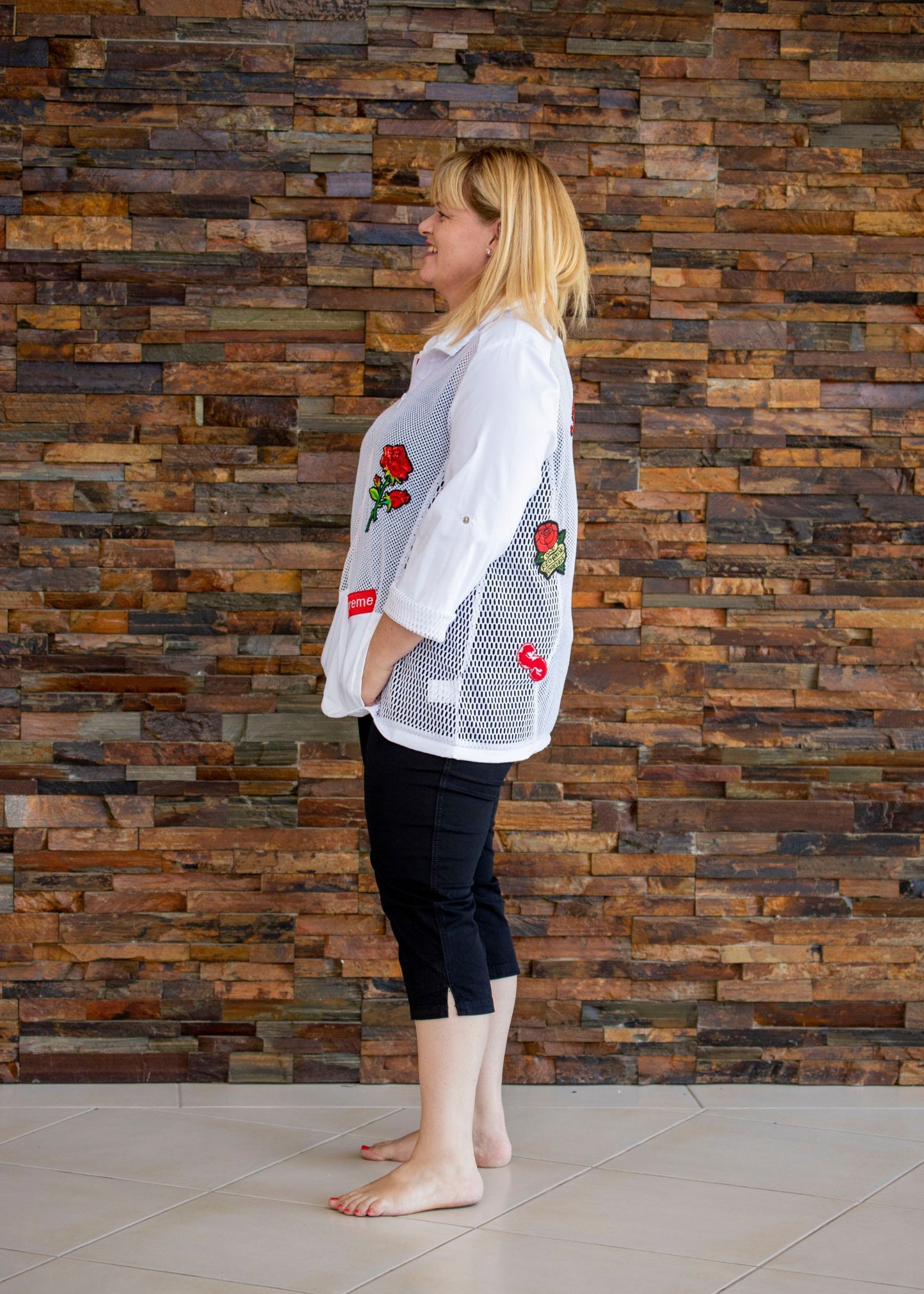Mesh Jacket - White