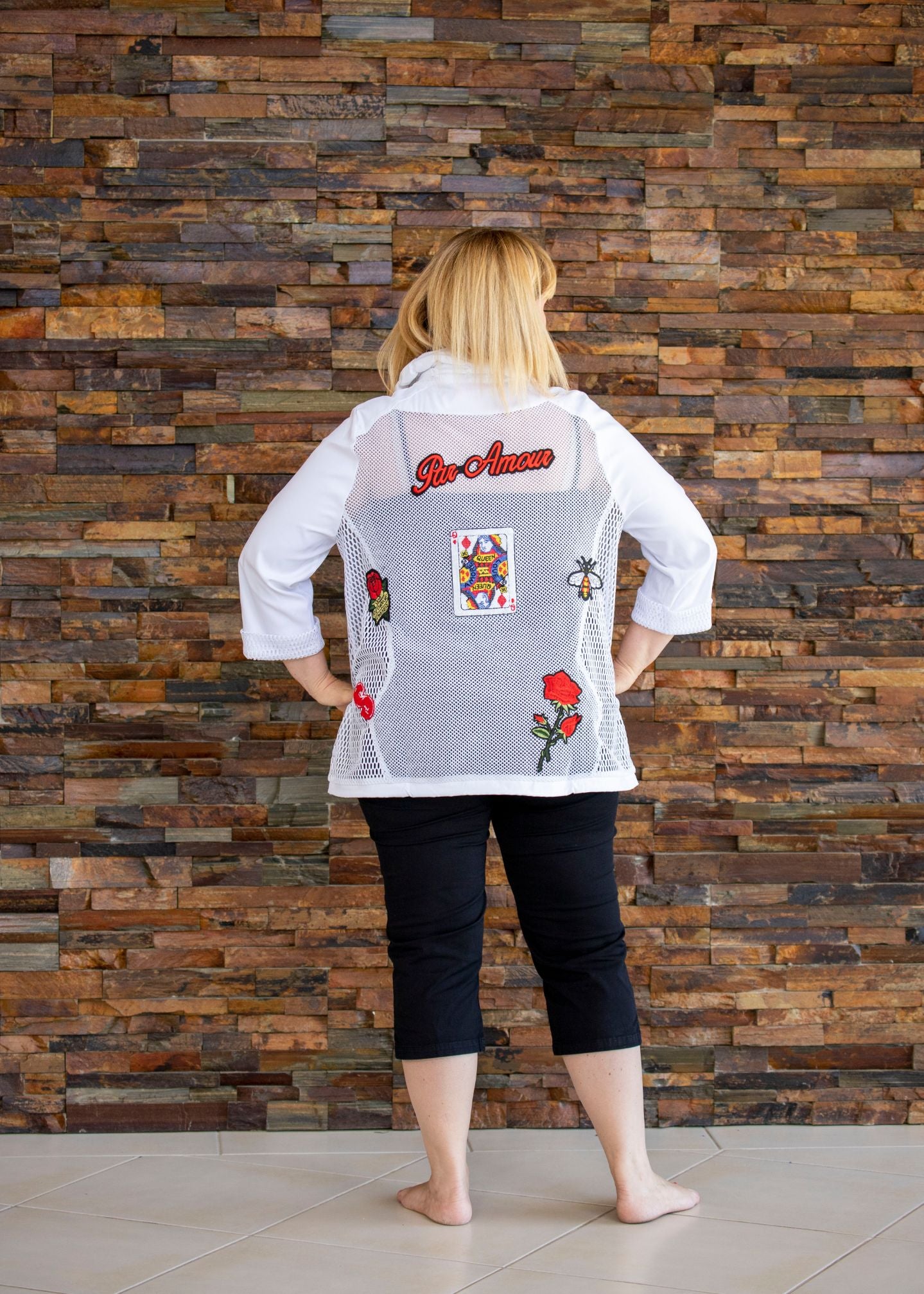Mesh Jacket - White
