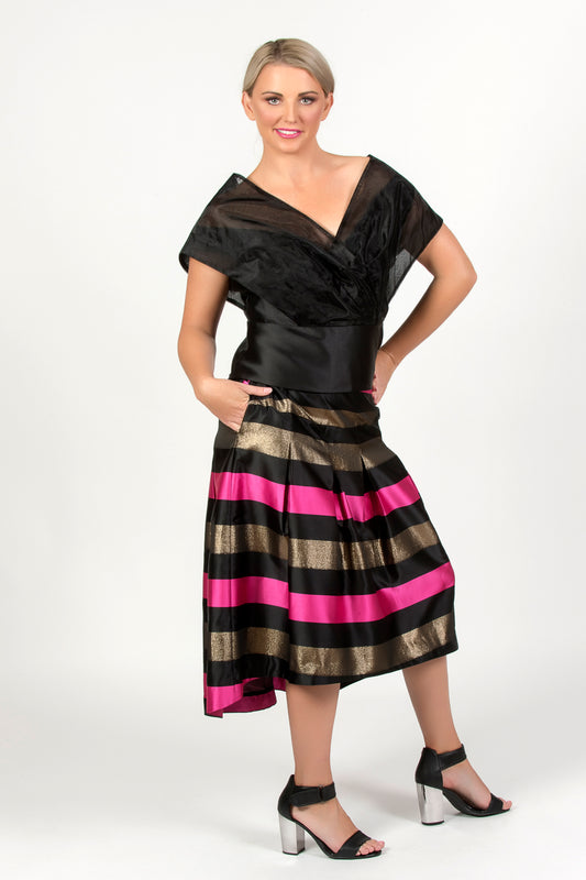 A - Line Pleat Skirt