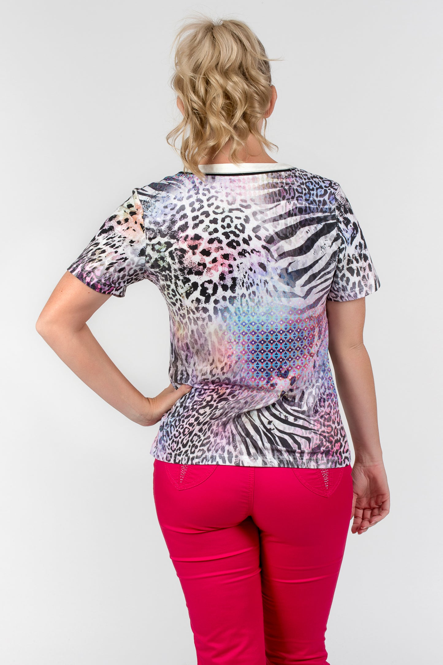 Print Top - Black