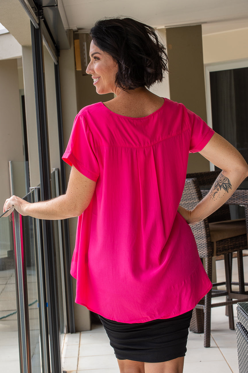 V Tee - Pink