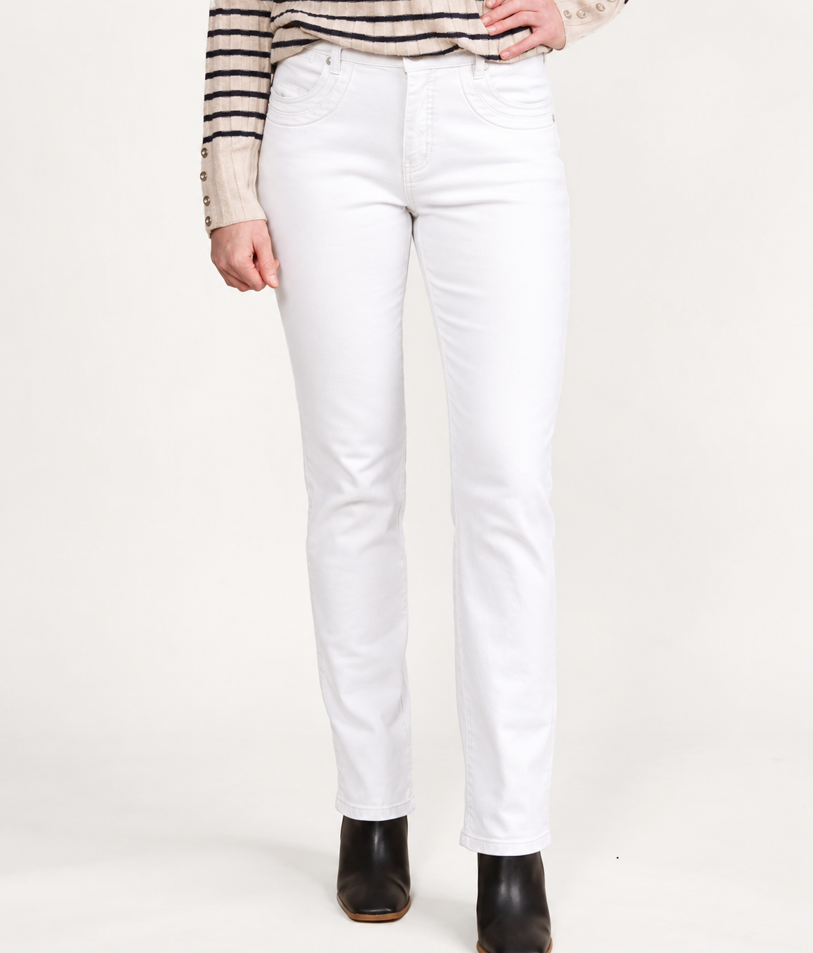 Vassalli Jeans - White