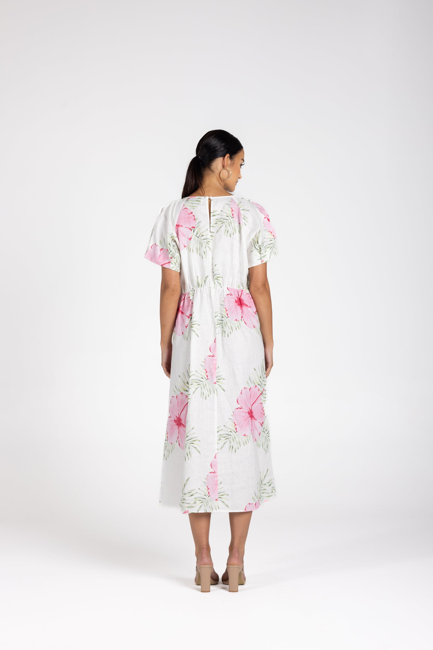 Two T's tropical Print Midi Dress