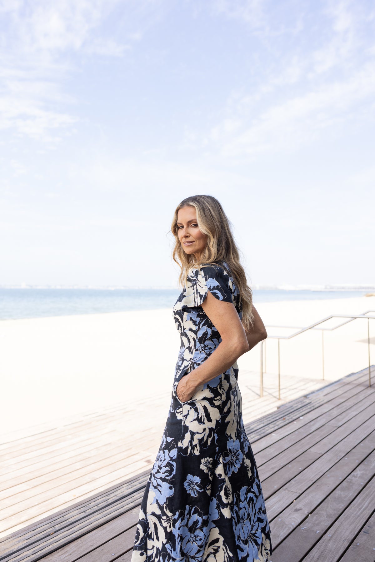 Two T's Peonie Print Dress