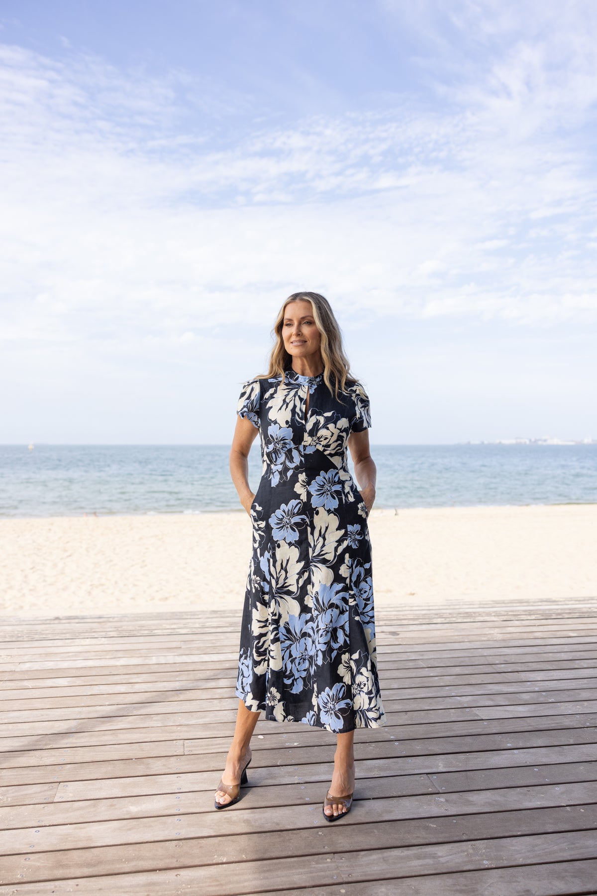 Two T's Peonie Print Dress