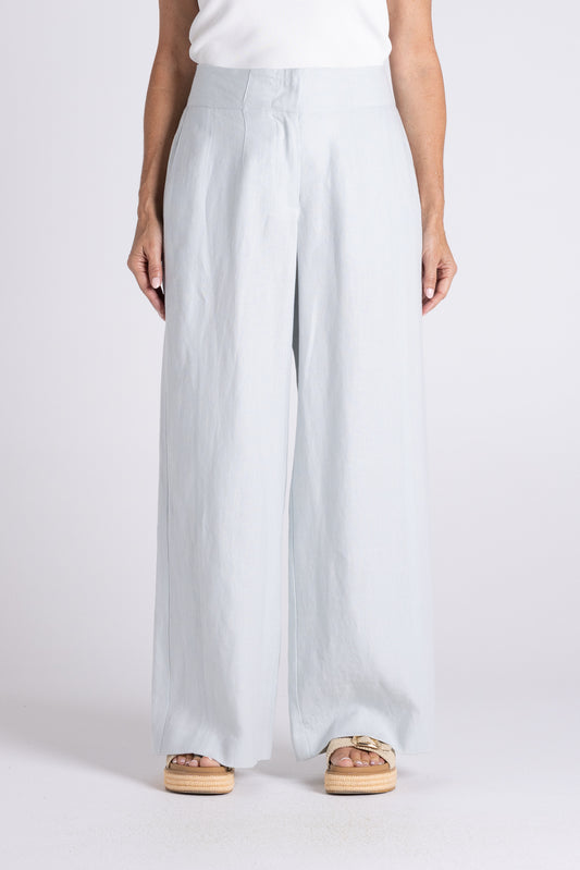 Two T's Abbey Wide Leg Pant - Seafoam