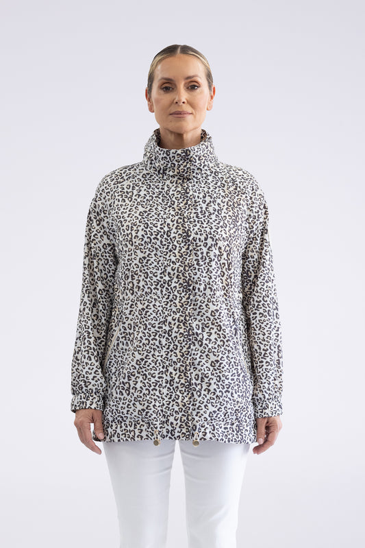 Two T's Spray Jacket - Leopard Print