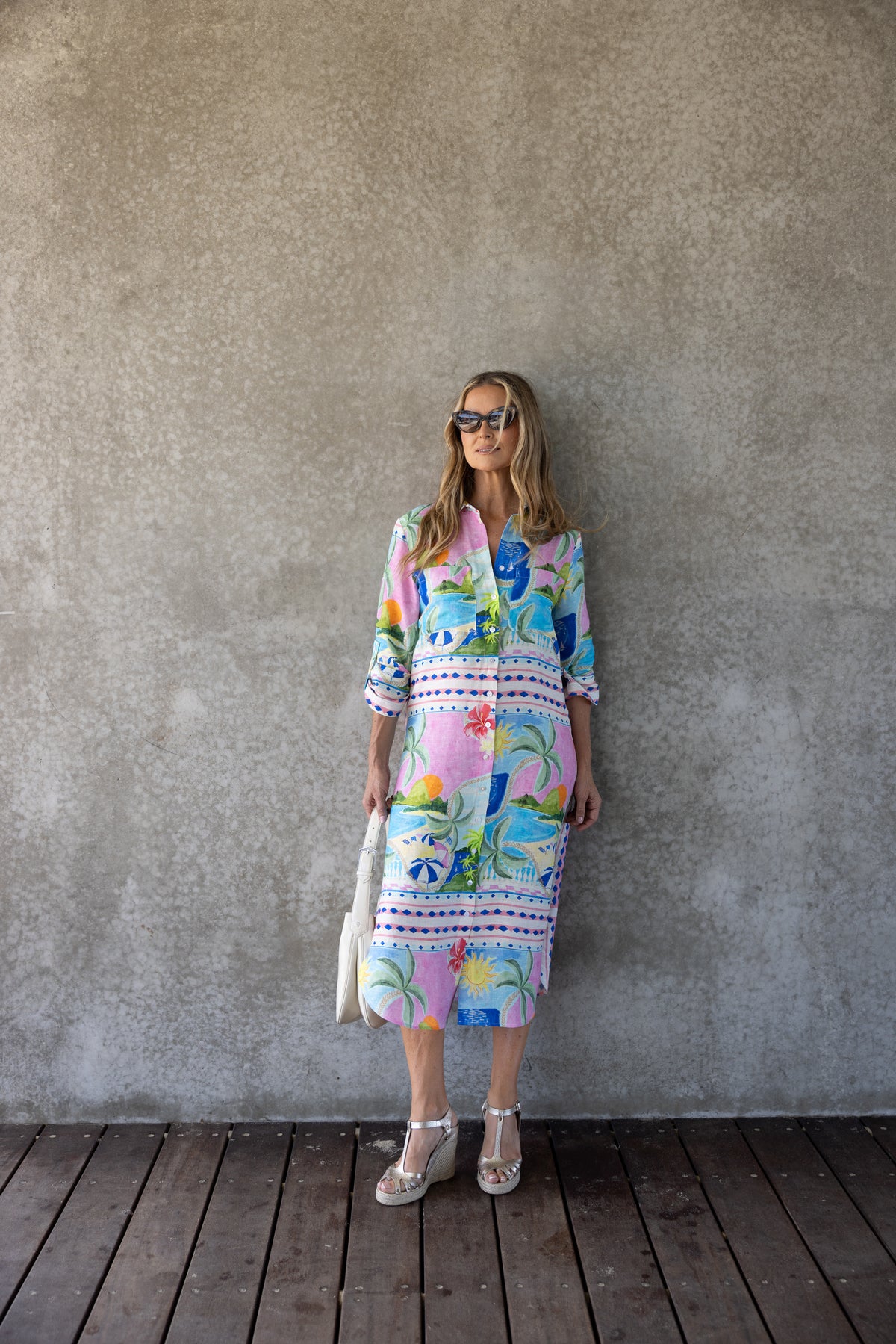 Two T's Ibiza Shirt Dress