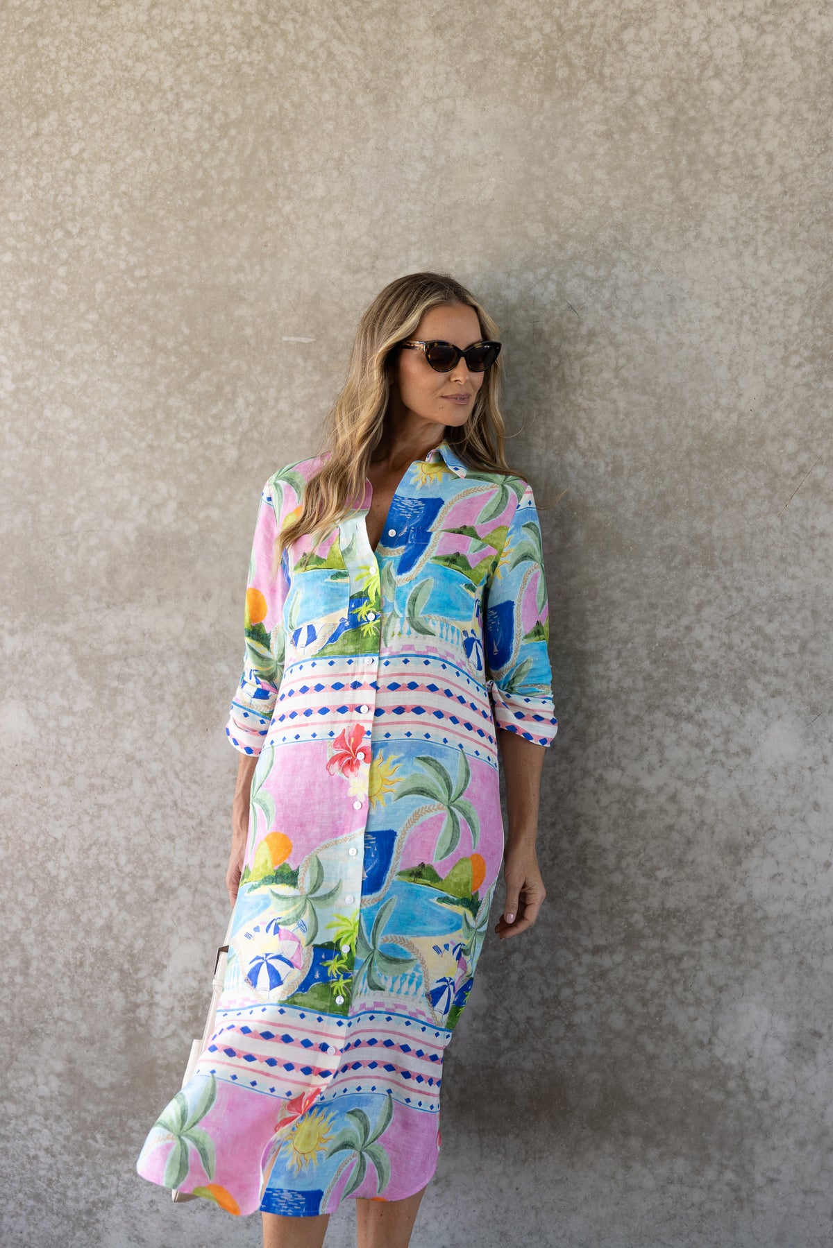 Two T's Ibiza Shirt Dress