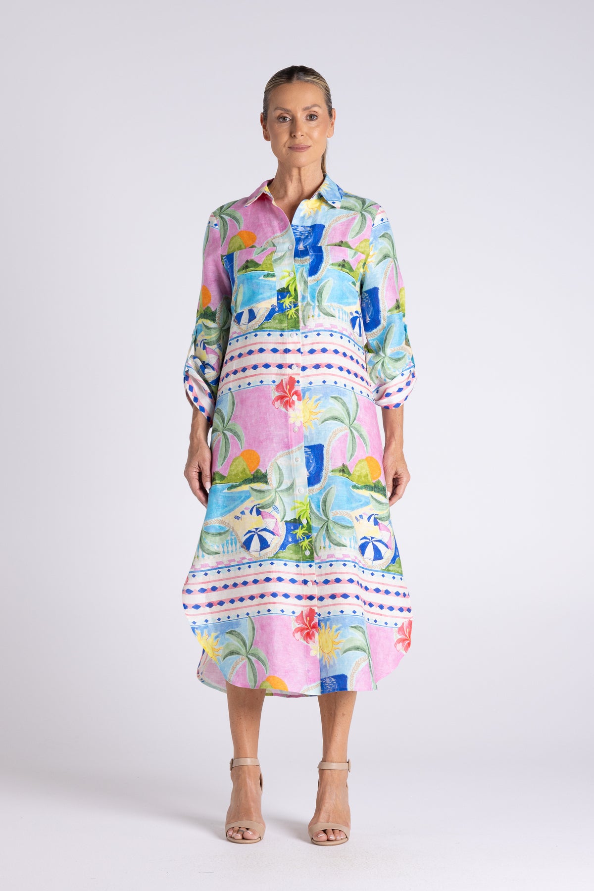 Two T's Ibiza Shirt Dress