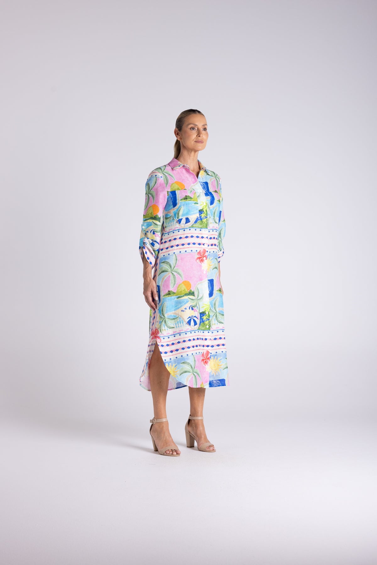 Two T's Ibiza Shirt Dress