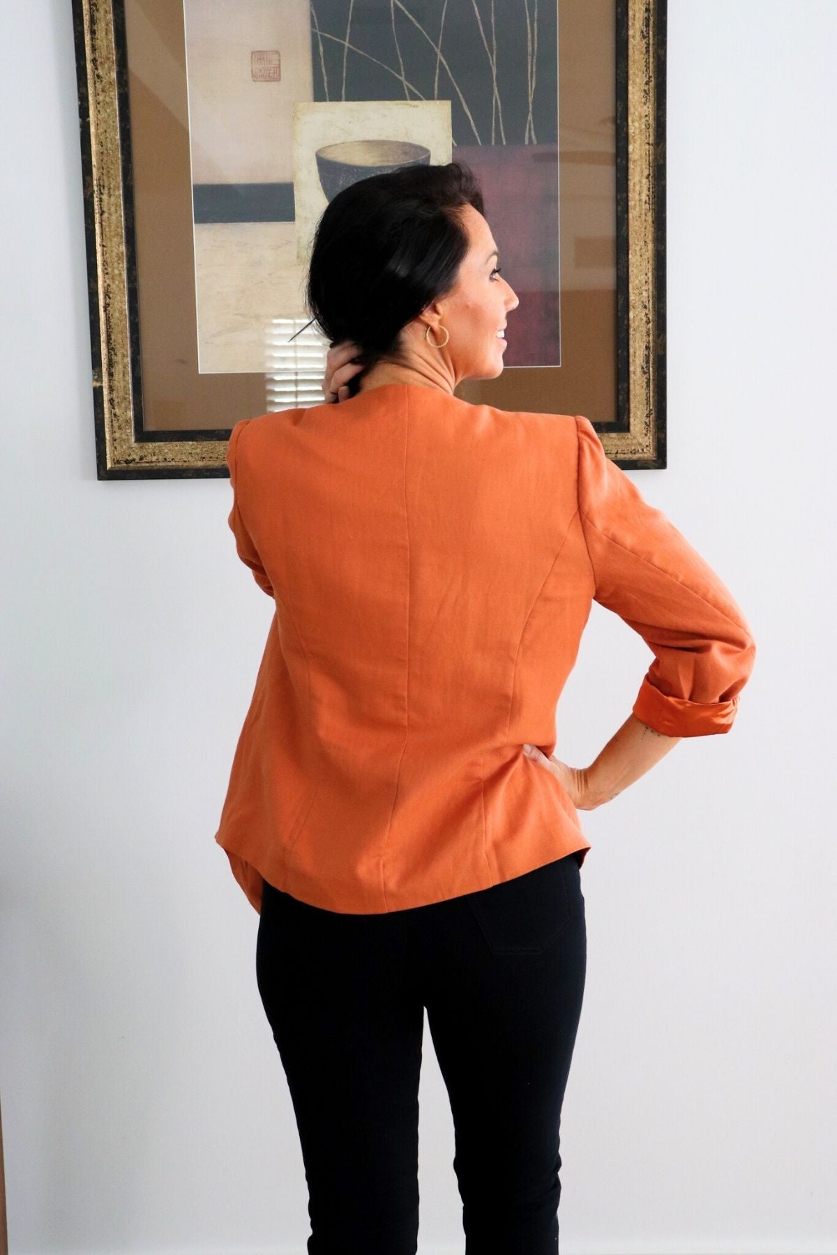 Linen Jacket - Tobasco