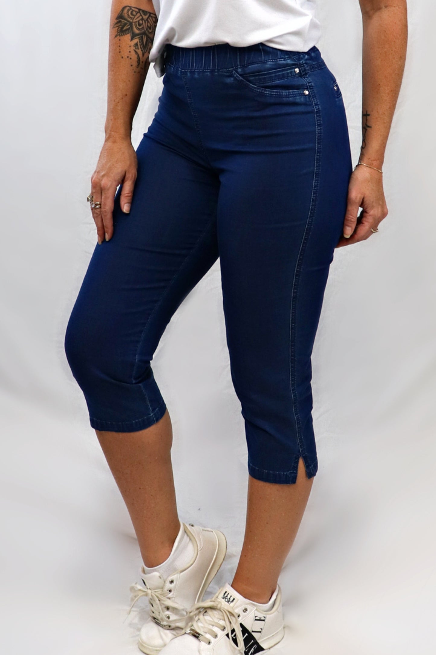 Pull on  Capri - Denim