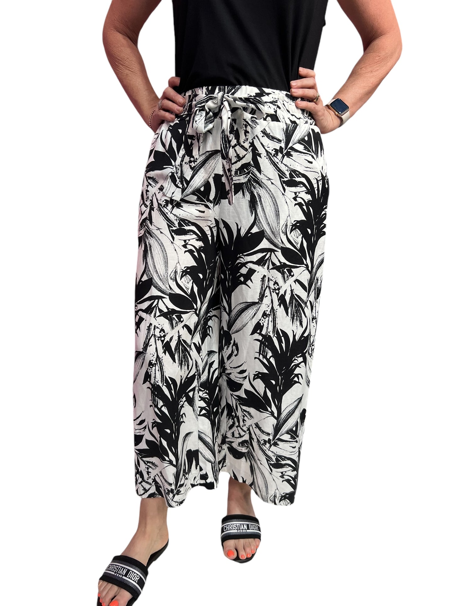 Ping Pong Linen Print Pant