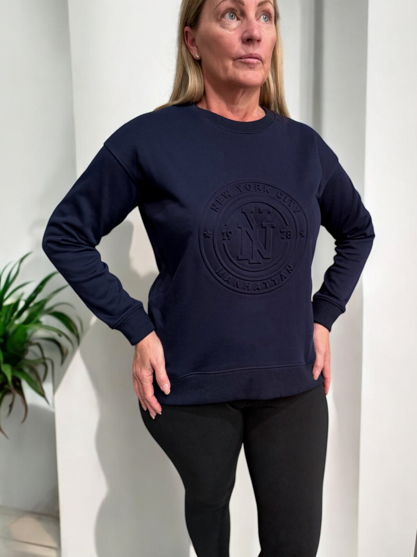 Caroline Morgan NYC Sweater - Navy
