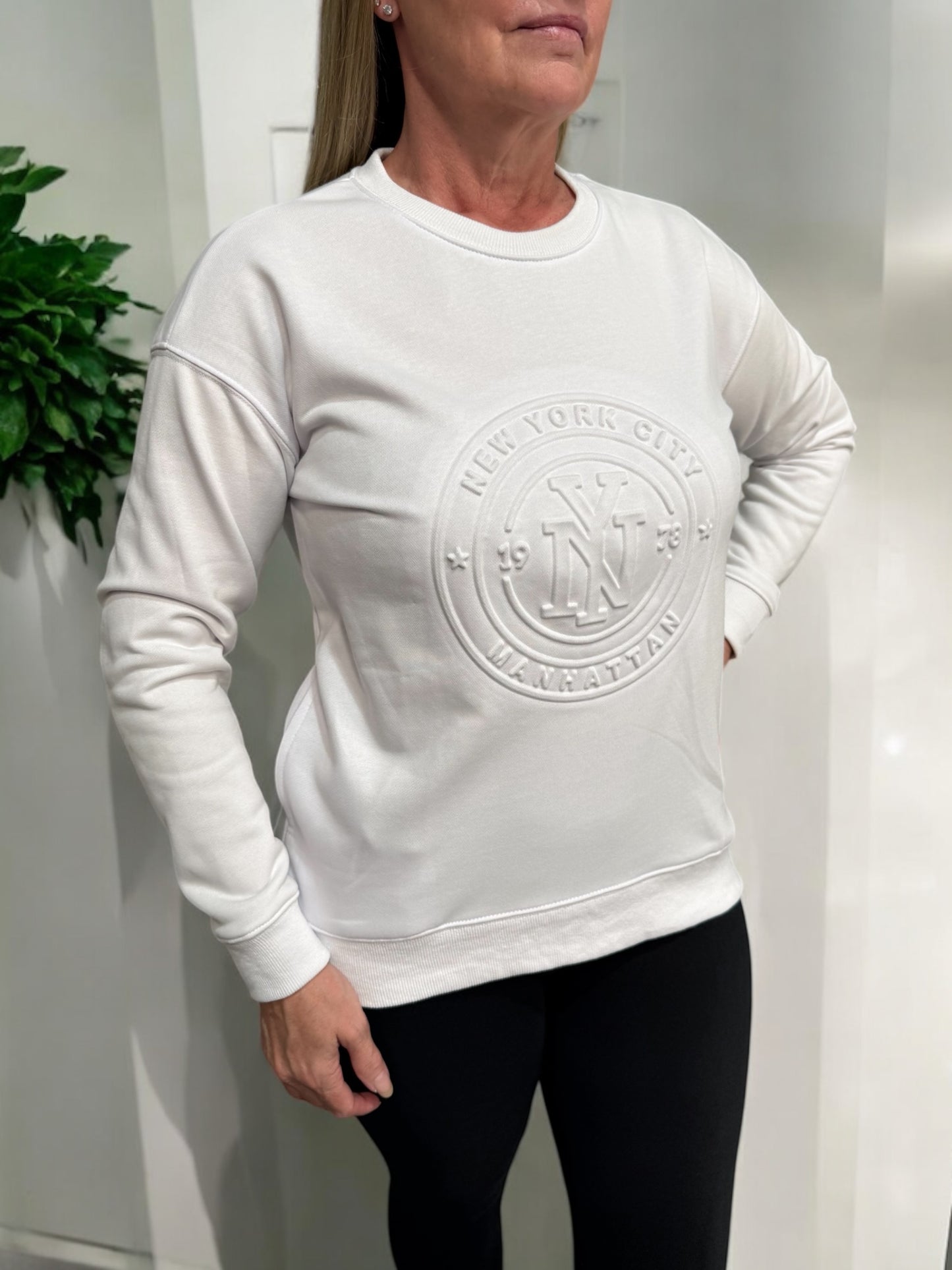 Caroline Morgan NYC Sweater - White