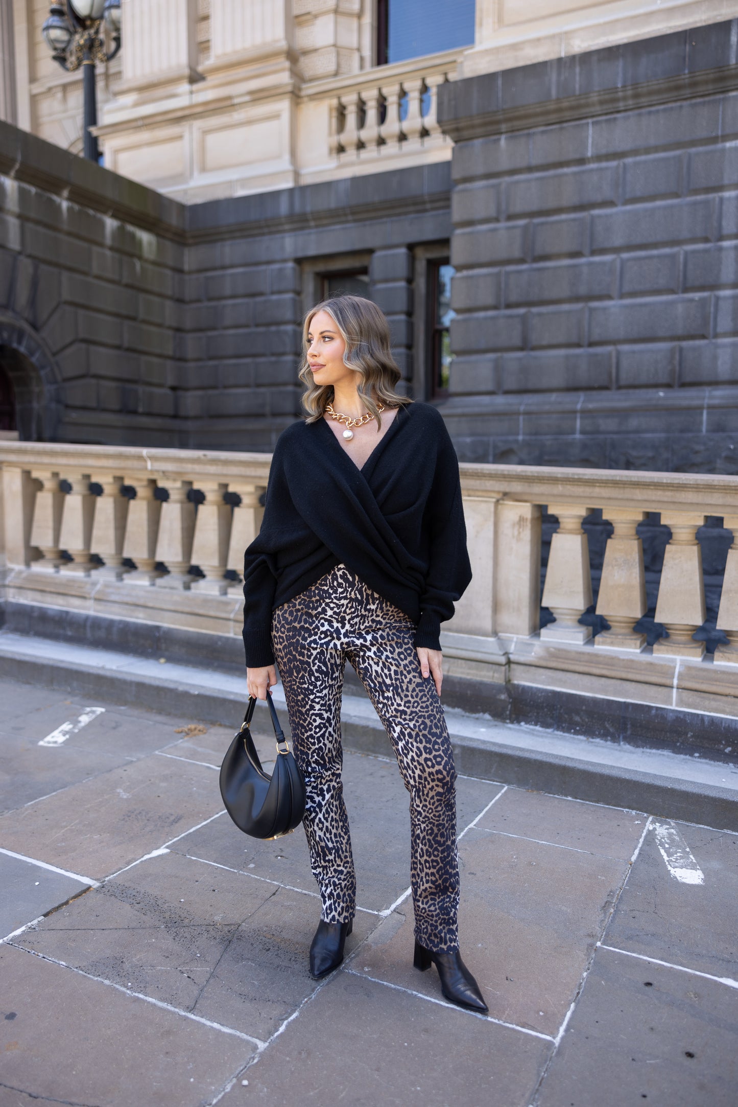 Two T's Animal Print Jeans